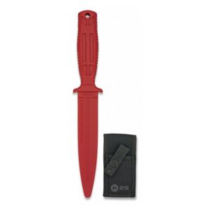 Nůž cvičný K25 gumový ČERVENÝ Barva: Červená