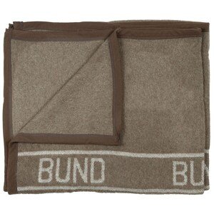 Bundeswehr Deka vlněná BUND 220x130 hnědozelená