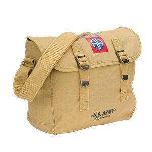 FOSTEX Taška přes rameno 82nd AIRBORNE plátěná PÍSKOVÁ Barva: KHAKI