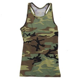 ROTHCO Tílko dámské WORKOUT WOODLAND Barva: US WOODLAND, Velikost: XL