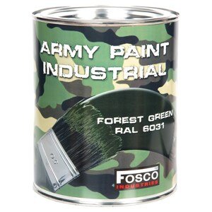 FOSCO Barva ARMY nátěrová 1l RAL 6031 ZELENÁ LESNÍ Barva: Zelená