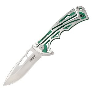 CRKT Nůž zavírací NIRK TIGHE hladké ostří ZELENÝ