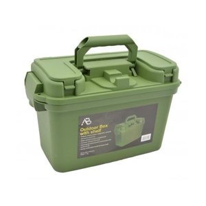 AB Bedna OUTDOOR kufřík plastový ZELENÝ Barva: Zelená