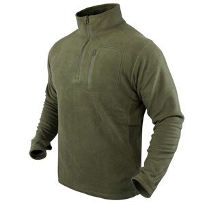 CONDOR OUTDOOR Mikina CONDOR 1/4 ZIP FLEECE ZELENÁ Barva: Zelená, Velikost: L