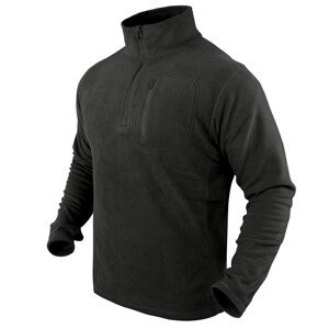 CONDOR OUTDOOR Mikina CONDOR 1/4 ZIP FLEECE ČERNÁ Barva: Černá, Velikost: XL