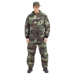 ROTHCO Kombinéza zateplená prošívaná WOODLAND Barva: US WOODLAND, Velikost: 3XL