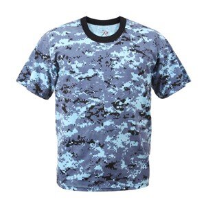 ROTHCO Triko SKY BLUE CAMO DIGITAL Barva: URBAN DIGITAL BLUE, Velikost: M