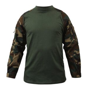 ROTHCO Košile COMBAT taktická WOODLAND Barva: US WOODLAND, Velikost: XL