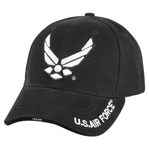 ROTHCO Čepice DELUXE NEW WING AIR FORCE baseball ČERNÁ Barva: Černá