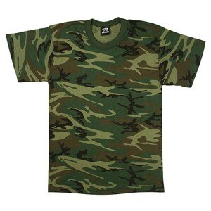 ROTHCO Triko WOODLAND SUPER Barva: US WOODLAND, Velikost: XL