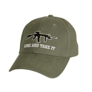 ROTHCO Čepice baseball "COME AND TAKE IT" ZELENÁ Barva: Zelená