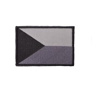 ostatní Nášivka VLAJKA ČR velcro 7,5 x 5,5cm ŠEDÁ Barva: ŠEDÁ - GREY