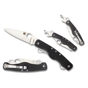Spyderco Nůž multifunkční CLIPITOOL hladké ostří Barva: Černá