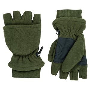 JACK PYKE Rukavice fleece SHOOTERS kombi s výstuží ZELENÉ Barva: Zelená, Velikost: M