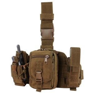 CONDOR OUTDOOR Panel stehenní MOLLE s pouzdry COYOTE BROWN Barva: COYOTE BROWN