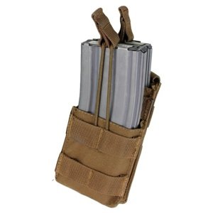 CONDOR OUTDOOR Sumka MOLLE na zásobníky 2xM16 otevřená COYOTE BROWN Barva: COYOTE BROWN