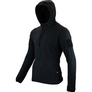 Viper® Mikina klokanka s kapucí FLEECE ČERNÁ Barva: Černá, Velikost: L