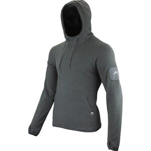 Viper® Mikina klokanka s kapucí FLEECE TITANIUM Barva: ŠEDÁ - GREY, Velikost: S