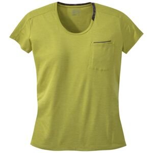 Outdoor Research Women's Chain Reaction Tee, citron heather velikost: L