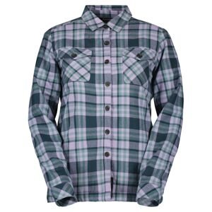 Dámská košile dlouhý rukáv SCOTT Shirt W's Heritage Pile, Heather Purple/Aruba Green (vzorek) velikost: M