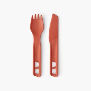 Příbor Sea to Summit Passage Cutlery Set - 2 kusy barva: oranžová