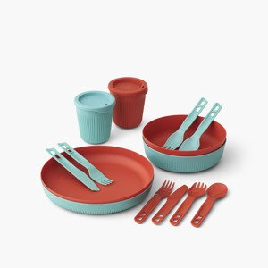 Sada nádobí Sea to Summit Passage Dinnerware Set -  14 kusů - Blue + Orange velikost: OS (UNI)