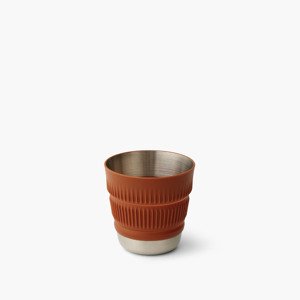 Hrnek Sea to Summit Detour Stainless Steel Collapsible Mug barva: hnědá