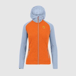 KARPOS W Ambrizzola W Full-Zip Hoodie, Scarlet Ibis/Halogen Blue (vzorek) velikost: S
