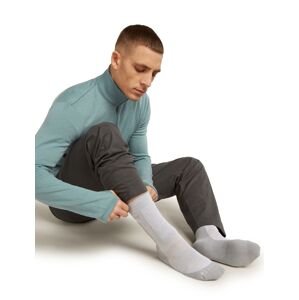 Pánské merino turistické ponožky ICEBREAKER Mens Hike+ Medium Crew, Ether/Alloy velikost: L