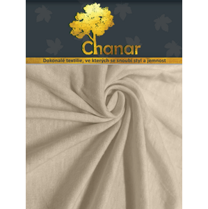 Chanar s.r.o Prostěradlo Jersey Top 220x200 cm krémová