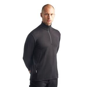 Pánský merino svetr ICEBREAKER Mens Original LS Half Zip, Black velikost: XXL