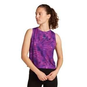 Dámské merino tílko ICEBREAKER Wmns 125 Cool-Lite Sped Tank Fusion AOP, Passion/Aop velikost: XL