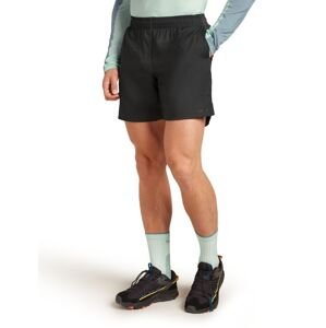 Pánské merino kraťasy ICEBREAKER Mens 125 Cool-Lite Active 7 Shorts, Obsidian velikost: S