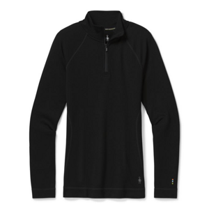 Smartwool W MERINO 250 BASELAYER 1/4 ZIP BOXED black Velikost: XL spodní prádlo