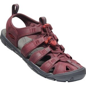 Keen CLEARWATER CNX LEATHER WOMEN wine/red dahlia Velikost: 38 dámské sandály