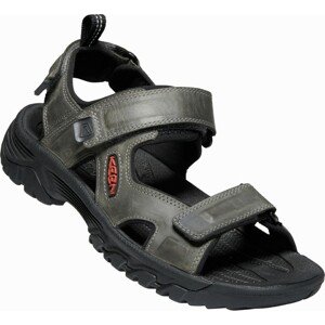 Keen TARGHEE III OPEN TOE SANDAL MEN grey/black Velikost: 48 pánské sandály