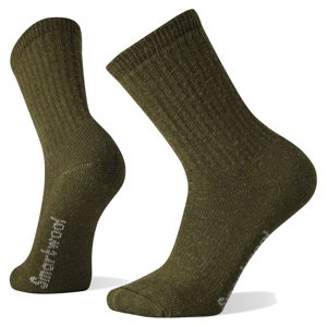 Smartwool HIKE CE FULL CUSHION SOLID CREW military olive Velikost: M ponožky
