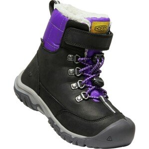 Keen GRETA BOOT WP CHILDREN black/purple Velikost: 30 dětské boty