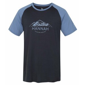 Hannah TAREGAN asphalt/blue shadow Velikost: XXL pánské tričko s krátkým rukávem