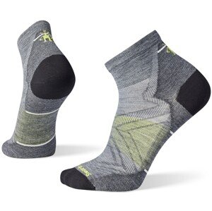 Smartwool RUN ZERO CUSHION ANKLE medium gray Velikost: M ponožky