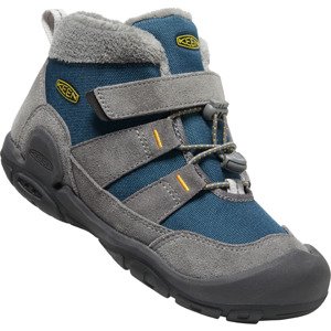 Keen KNOTCH CHUKKA YOUTH steel grey/blue wing teal Velikost: 38 boty
