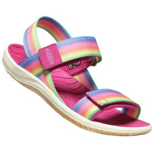 Keen ELLE BACKSTRAP CHILDREN rainbow/festival fuchsia Velikost: 24 dětské sandály