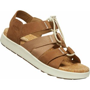 Keen ELLE MIXED STRAP WOMEN toasted coconut/birch Velikost: 38 sandály