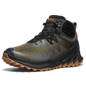 Keen ZIONIC MID WP MEN dark olive/scarlet ibis Velikost: 47,5 pánské boty