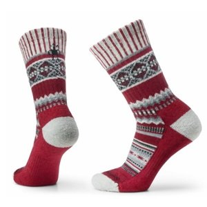 Smartwool EVERYDAY SNOWED IN SWEATER CREW tibetan red Velikost: M ponožky