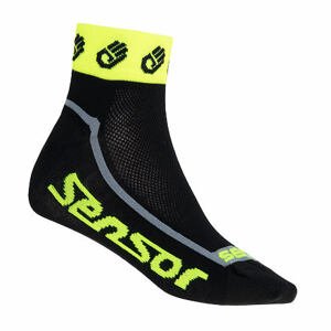 SENSOR PONOŽKY RACE LITE RUČIČKY reflex žlutá Velikost: 3/5 ponožky