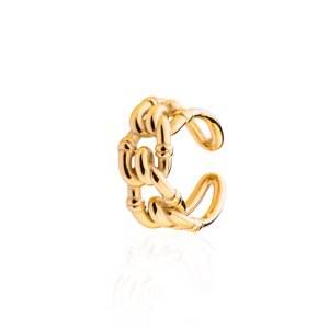 franco bene Eyed zapletený prsten - zlatý Velikost prstenu: 6 (52 mm)