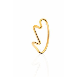 franco bene Wave prsten - zlatý Velikost prstenu: 6 (52 mm)