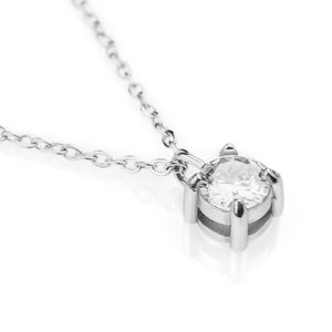 franco bene Diamond stříbrný náhrdelník
