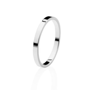 franco bene Hladký prsten (úzký) - stříbrný Velikost prstenu: 6 (52 mm)